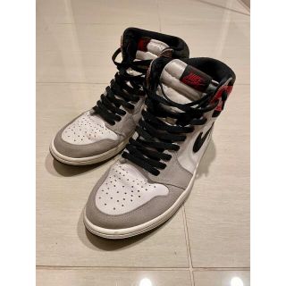 ナイキ(NIKE)のNIKE JORDAN1 HIGH OG LIGHTSMOKEGRAY 27.5(スニーカー)