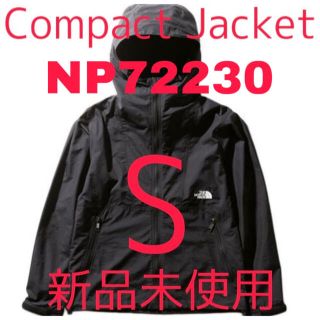 ザノースフェイス(THE NORTH FACE)の【新品未使用】ノースフェイス コンパクトジャケット ブラック　S(ナイロンジャケット)