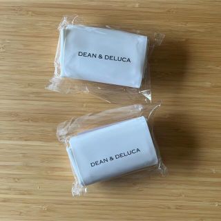 ディーンアンドデルーカ(DEAN & DELUCA)の【未開封】DEAN & DELUCA ミニマムエコバッグ ホワイト 2個セット(エコバッグ)