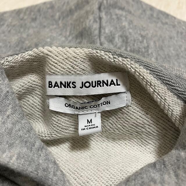 banks journal バンクス　霜降りパーカー