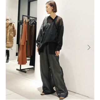 IRENEアイレネ】シアートップス シアーブラウス-