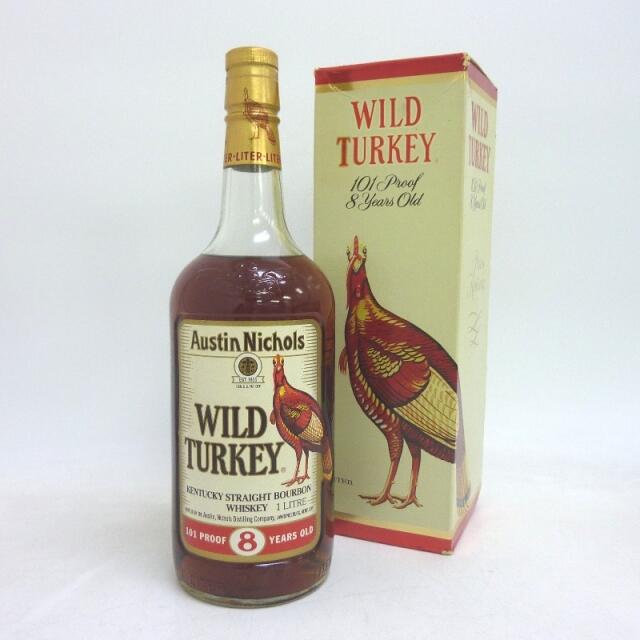 未開封☆Wild Turkey【ワイルドターキー】 8年 旧 101PROOF表記 1000ml