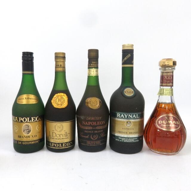 未開封★French Brandy【フレンチブランデー】 5本セット 700/1000ml 箱なし