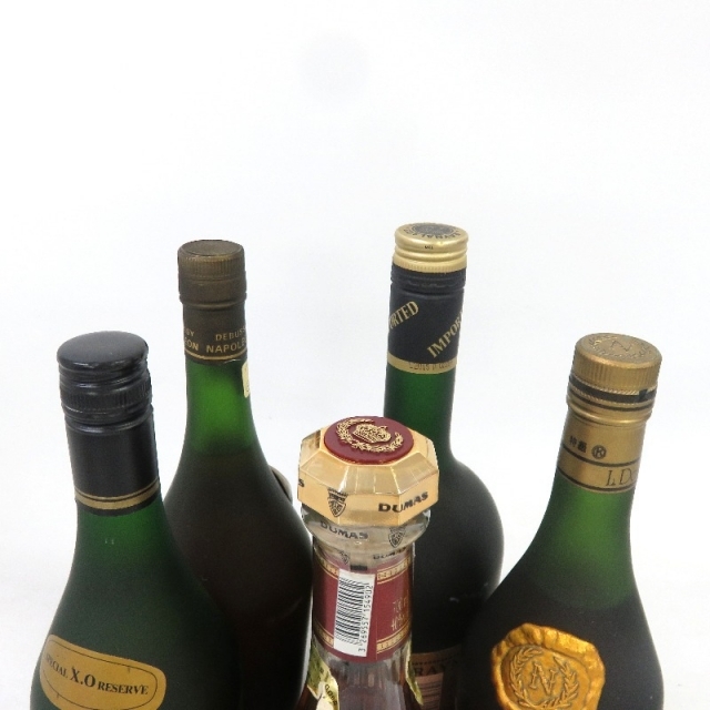 未開封★French Brandy【フレンチブランデー】 5本セット 700/1000ml 箱なし