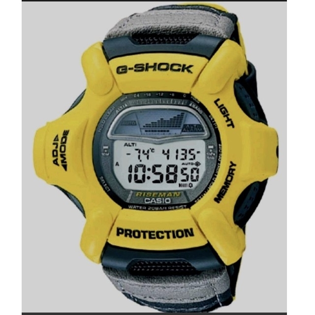 カシオ CASIO G-SHOCK ライズマン メン イン イエロー usedメンズ