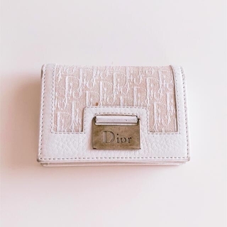 Christian Dior - クリスチャンディオール　Dior カードケース　名刺入れ　白　ホワイト