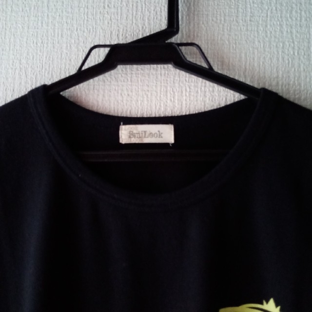 Avail(アベイル)のSmilook　半袖　Tシャツ　M　ブラック レディースのトップス(Tシャツ(半袖/袖なし))の商品写真
