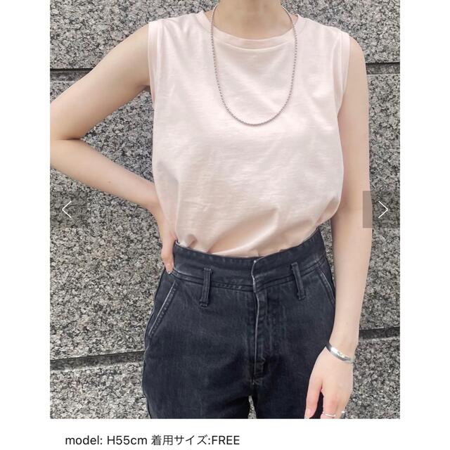 Kastane(カスタネ)の新品！earthy/kastane ノースリーブカットソー レディースのトップス(Tシャツ(半袖/袖なし))の商品写真