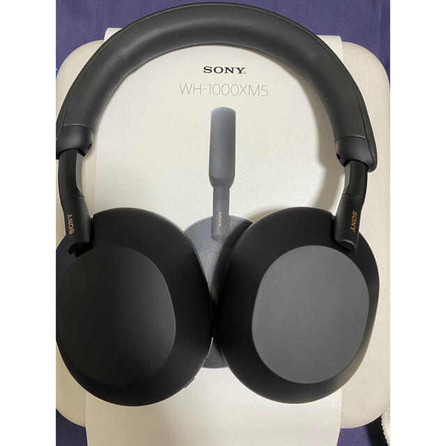 Sony wh-1000xm5 bm ヘッドホン　8月21日新品購入　保証有り