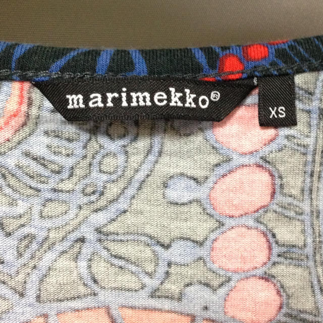 marimekko(マリメッコ)のマリメッコ☆柄チュニックカットソー レディースのトップス(カットソー(長袖/七分))の商品写真