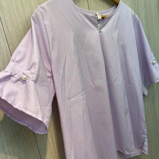 LL向き／新品未使用／大きいサイズ／夏物大セール／ブラウス(シャツ/ブラウス(半袖/袖なし))