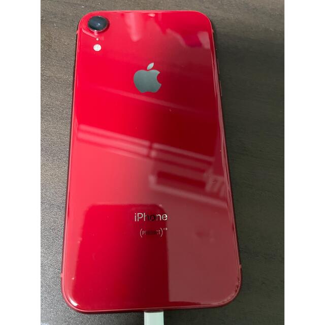 iPhone XR 128G レッド 本体のみ スマホ/家電/カメラのスマートフォン/携帯電話(スマートフォン本体)の商品写真