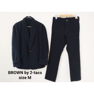 ツータックス(2-tacs)のBROWN by 2-tacs ブラウンバイツータックス ウール セットアップ(セットアップ)