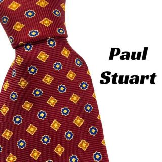 ポールスチュアート(Paul Stuart)の【3521】可品！ポールスチュアート　ネクタイ　レッド系(ネクタイ)