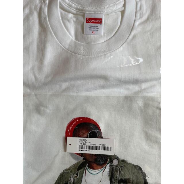 Supreme(シュプリーム)の込み 新品未使用 XL WHITE Andre 3000 Tee メンズのトップス(Tシャツ/カットソー(半袖/袖なし))の商品写真