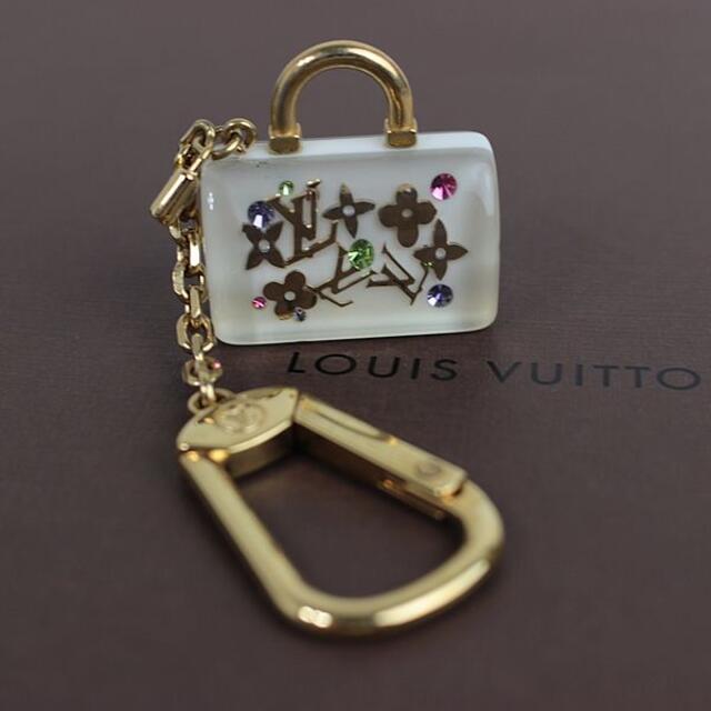 ルイヴィトン キーホルダー　キーリング　クリア　バッグ　チャーム　LV　q117