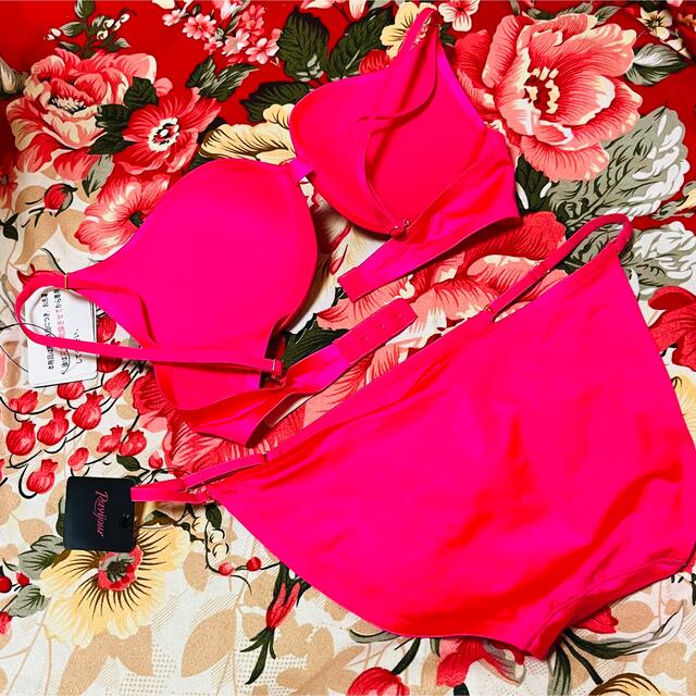 ★Ravijour★ショキピンブラショーツ★シームレス★フルバックパンツ下着★B 2