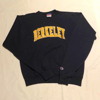 チャンピオン(Champion)のchampion ネイビー×イエロー アメリカンusedトレーナー(スウェット)