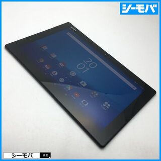 ソニー(SONY)の◆R533 SIMフリーXperia Z4 Tablet SOT31黒中古(タブレット)