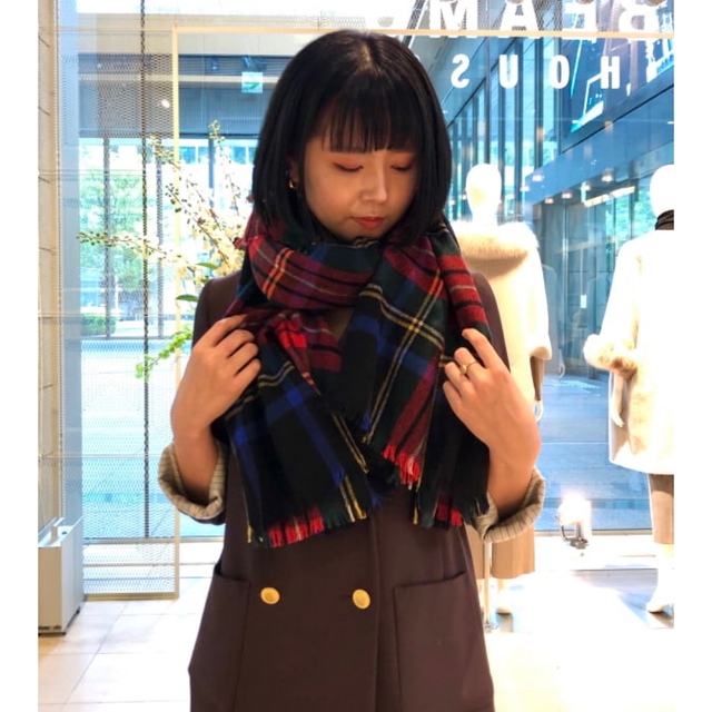お得✨】johnstons カシミヤストール チェック | distrasa.transvelez.com