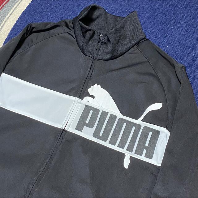 PUMA(プーマ)の90s 古着 プーマ トラックジャケット ジャージ 刺繍ロゴ ゆるだぼ メンズのトップス(ジャージ)の商品写真