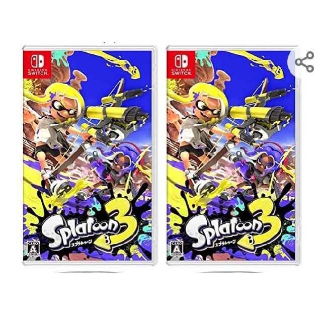 Nintendo Switch ニンテンドースイッチ　スプラトゥーン3　2本