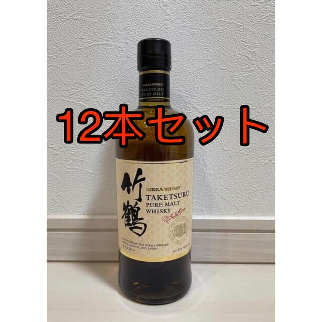  ニッカウイスキー 竹鶴ピュアモルト　未開封品　12本セット 食品/飲料/酒の酒(ウイスキー)の商品写真