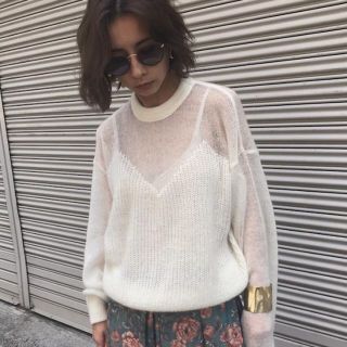 アメリヴィンテージ田中みな実着用BUSTIER PATTERN KNIT SET