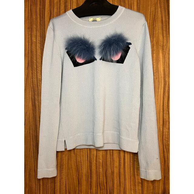 FENDI カットソー　ブルーグレー 38