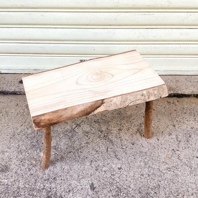 天然ホウの木　華台　椅子　コーヒーテーブル　台　子供用椅子　椅子　ベンチ