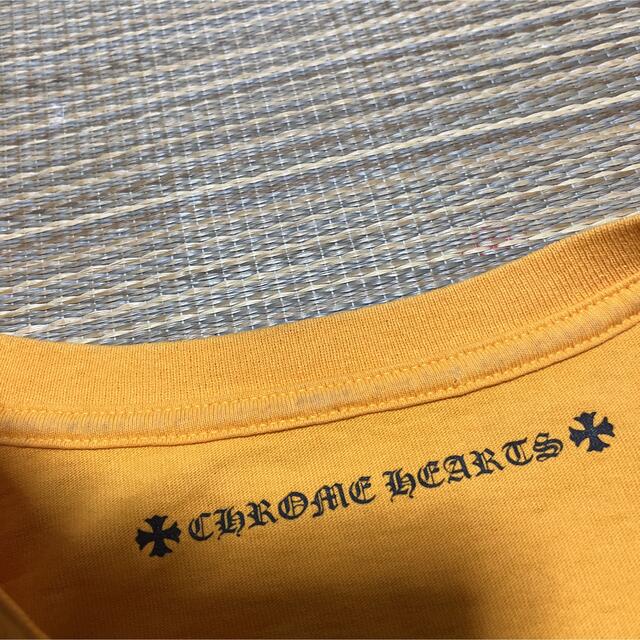 Chrome Hearts(クロムハーツ)のCHROME  HEARTS マスタード　アームロゴ　ロンt ホースシュー　L メンズのトップス(Tシャツ/カットソー(半袖/袖なし))の商品写真