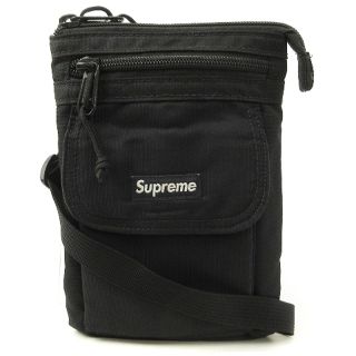 シュプリーム(Supreme)のシュプリーム 美品 19AW Cordura ショルダーバッグ ポーチ 黒(ショルダーバッグ)