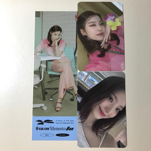 fromis_9 セロム トレカ2枚+チケット エンタメ/ホビーのCD(K-POP/アジア)の商品写真
