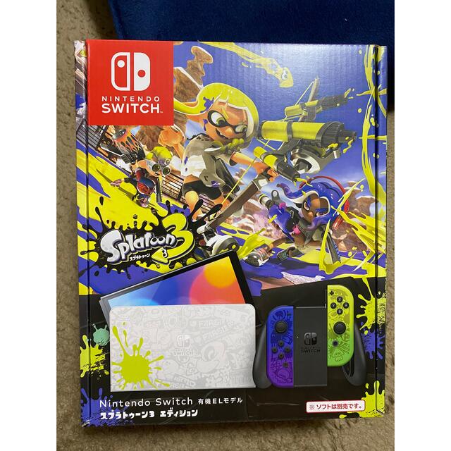 少し豊富な贈り物 Nintendo Switch スプラトゥーン3 有機ELモデル 値段交渉受 Nintendo Switch 有機ELモデル&ソフト×3 文学/小説