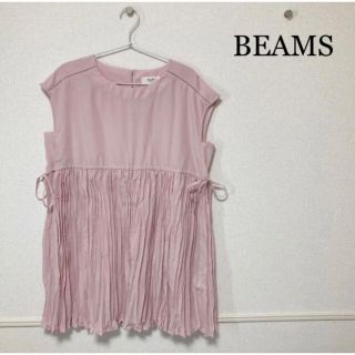 ビームス(BEAMS)の【BEAMS】ピンクフレアチュニックトップス(チュニック)