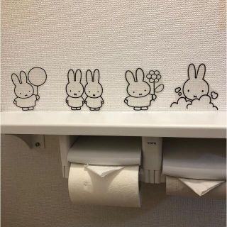 ミッフィー　ミッフィ　miffy MIFFY ウォールステッカー  シール　北欧(その他)