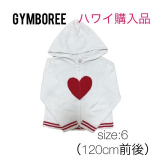 ジンボリー(GYMBOREE)の【ハワイで購入】ニットパーカー　120cm 女の子(Tシャツ/カットソー)