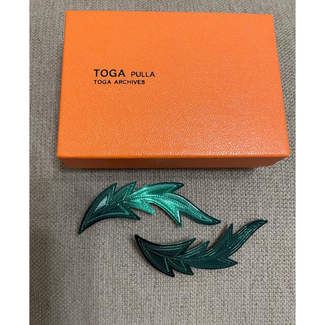 toga モチーフピン○グリーン トーガプルラ - ヘアアクセサリー