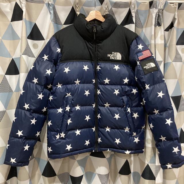 THE NORTH FACE ダウン ヌプシ ノース フェイス M 星条旗