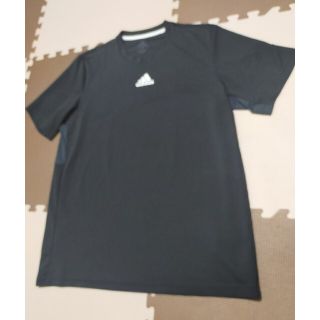 アディダス(adidas)の☆ATS-901 アディダス バックプリント 半袖Tシャツ 黒 O(Tシャツ/カットソー(半袖/袖なし))