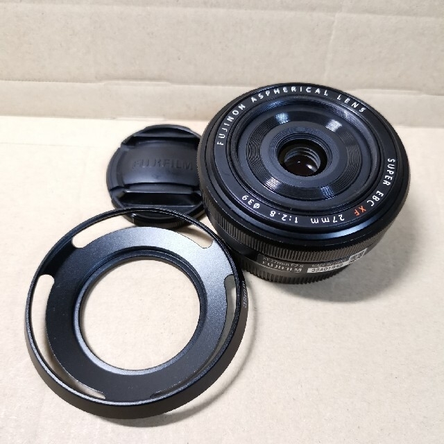 円形絞り手ブレ補正【美品】クーポンでお得！ FUJIFILM XF27mm F2.8