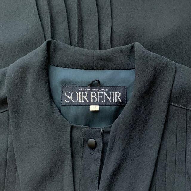 SOIR(ソワール)のSOIR BENIR 東京ソワール 喪服礼服 ブラックフォーマルワンピース 15 レディースのフォーマル/ドレス(礼服/喪服)の商品写真