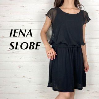 スローブイエナ(SLOBE IENA)のSLOBEIENA スローブイエナ ウエスト切り替え シースルー ワンピース(ひざ丈ワンピース)