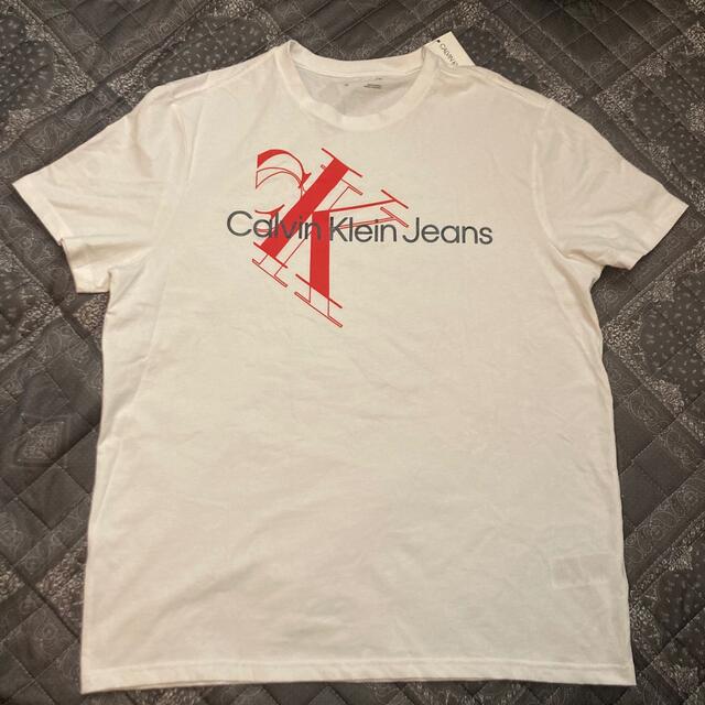 新品レア Calvin Klein Tシャツ L カルバンクライン 白 ホワイト