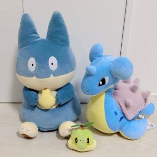 ポケモン(ポケモン)のポケットモンスター ゴンベ・ラプラスぬいぐるみ&マスコットポーチ(ぬいぐるみ)