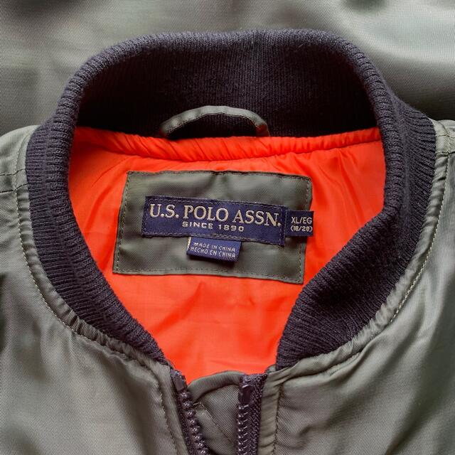 POLO RALPH LAUREN(ポロラルフローレン)のU.S.Polo ASSN ユーエスポロ MA-1 ブルゾン ジャンパー XL メンズのジャケット/アウター(フライトジャケット)の商品写真