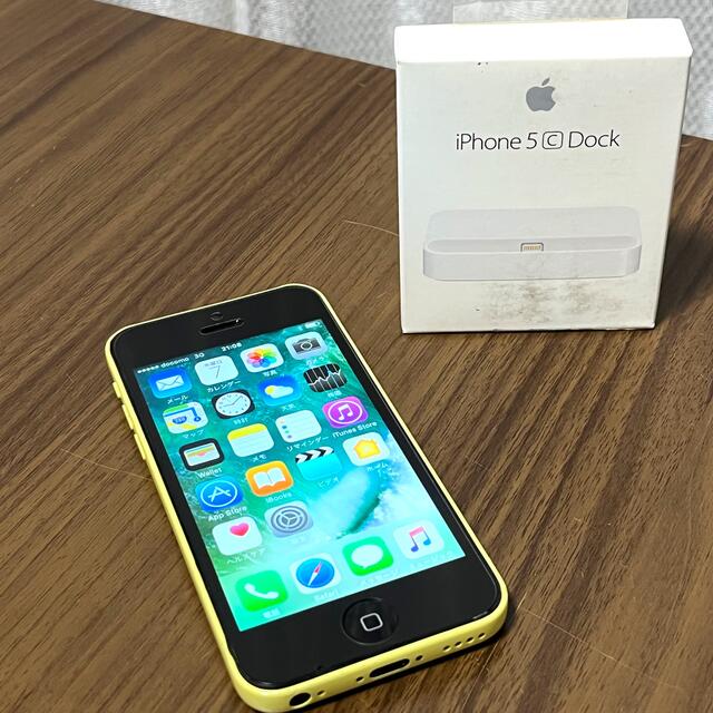 超美品 DoCoMo iPhone5c 32GB イエロー