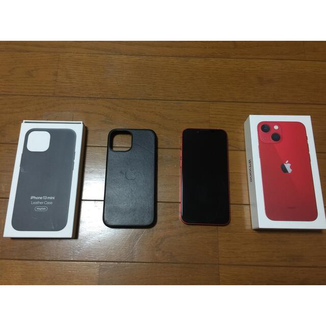 売れ筋希少 アップル iPhone13 mini 128GB product red スマートフォン