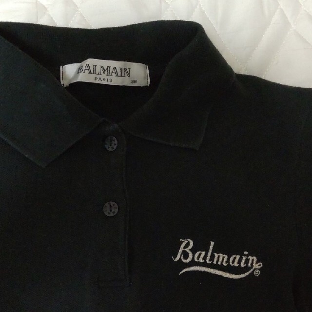 BALMAIN(バルマン)のくろ レディースのトップス(ポロシャツ)の商品写真