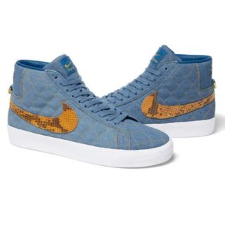 シュプリーム(Supreme)のsupreme x nike SB Blazer Denim(スニーカー)